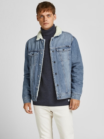 JACK & JONES Between-Season Jacket 'Jean' in Blue: front