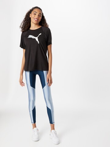 PUMA Skinny Športové nohavice - Modrá