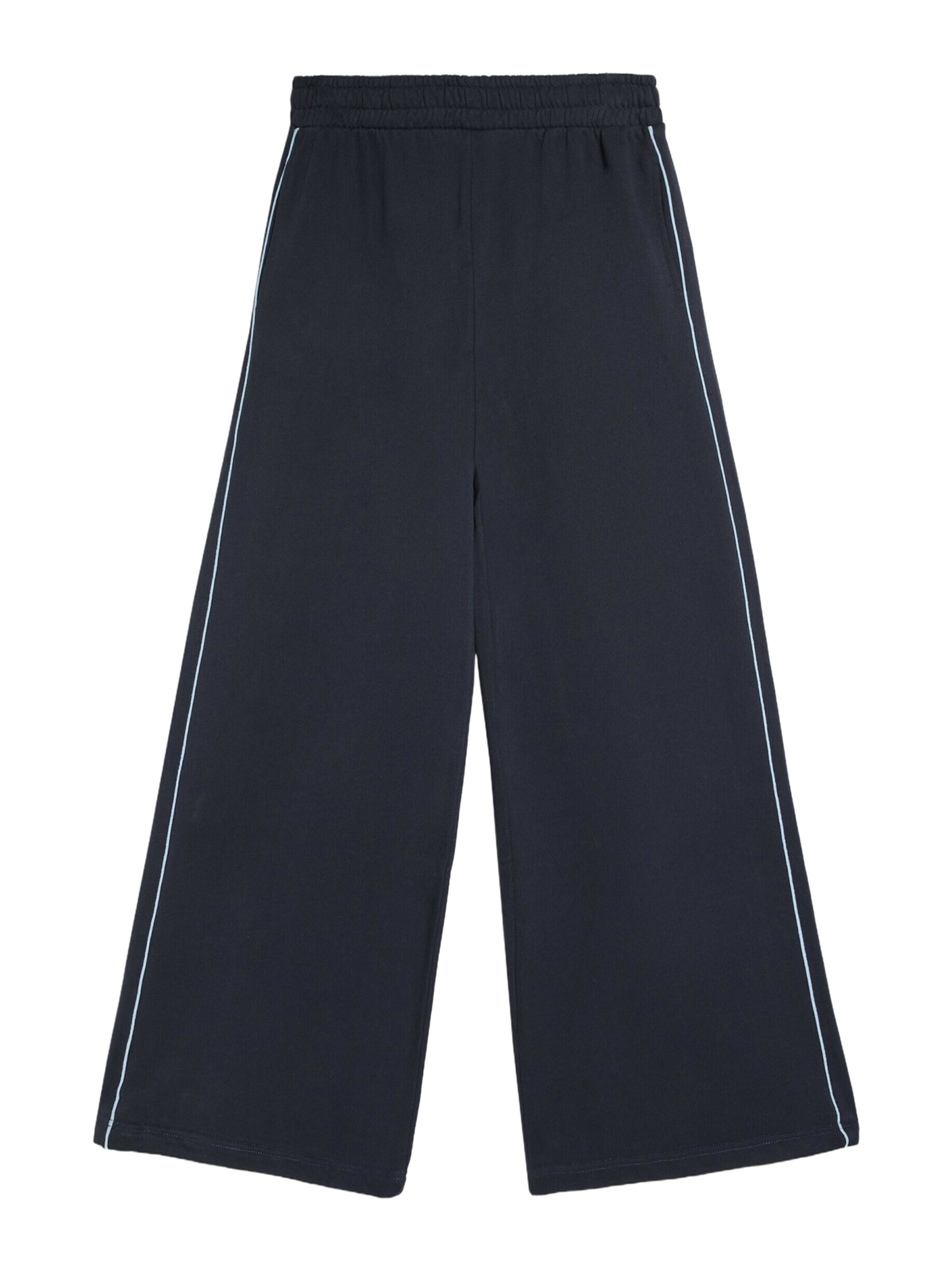 Wide Leg Pantalon 'DANCERS DREAM' Bershka en bleu : devant
