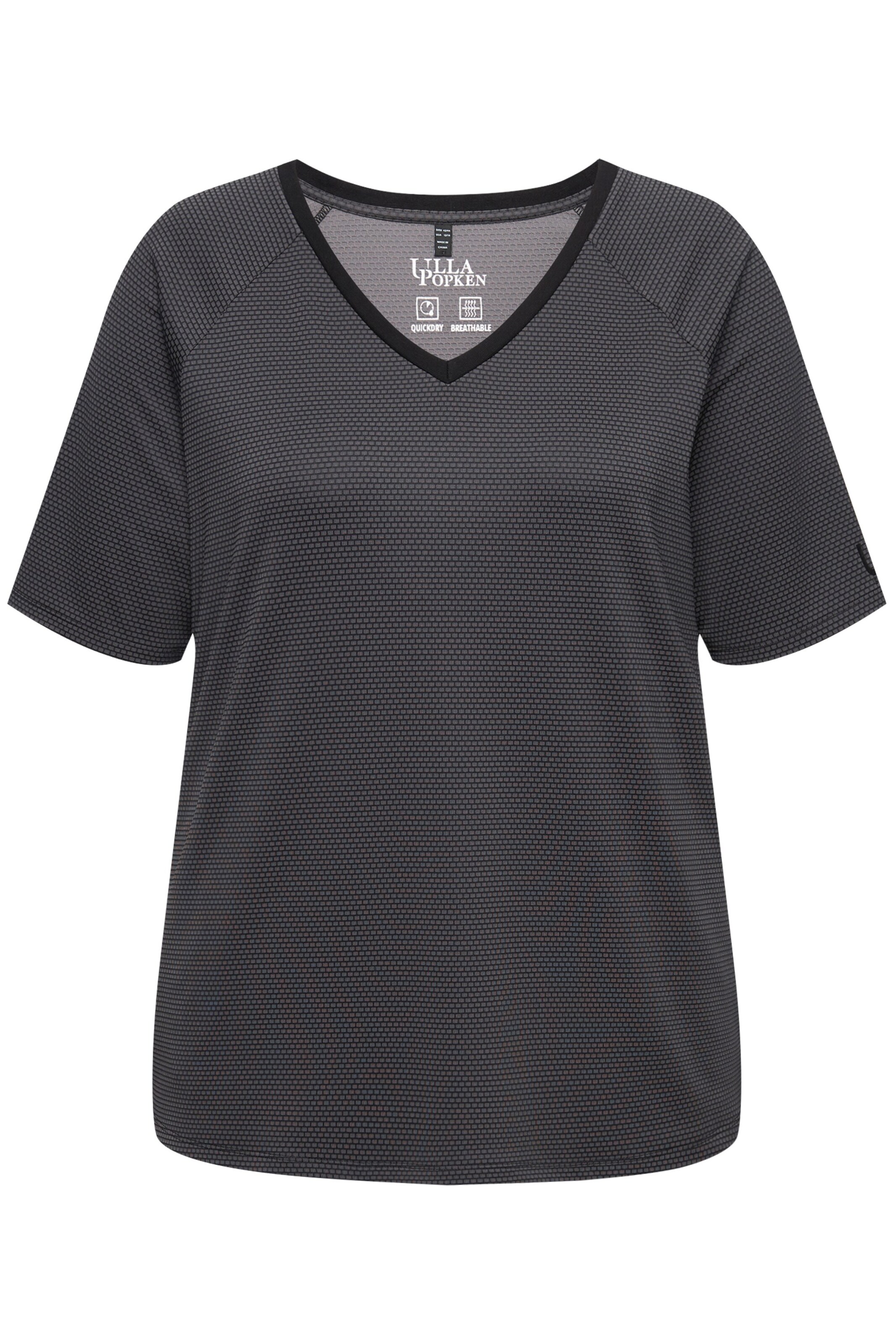 Ulla Popken Shirt in Grey: front
