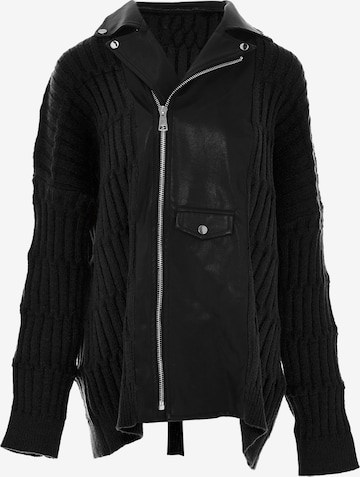 NAEMI Knit cardigan in Black: front