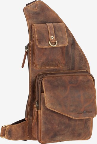 GREENBURRY Backpack in Brown: front