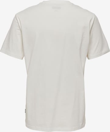 Only & Sons - Camiseta en blanco