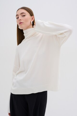 Pull-over 'Emma' My Essential Wardrobe en blanc : devant