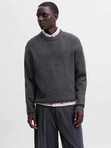 JACK & JONES Svetr 'JORFREDERIKSBERG OLLIE' – černá: přední strana