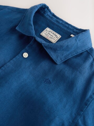 Superdry & Co Comfort Fit Hemd in Blau