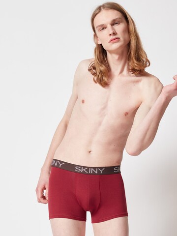 Skiny - Regular Boxers em vermelho: frente