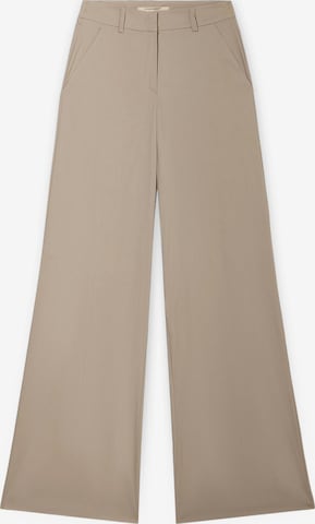 Wide leg Pantaloni di Trussardi in beige: frontale