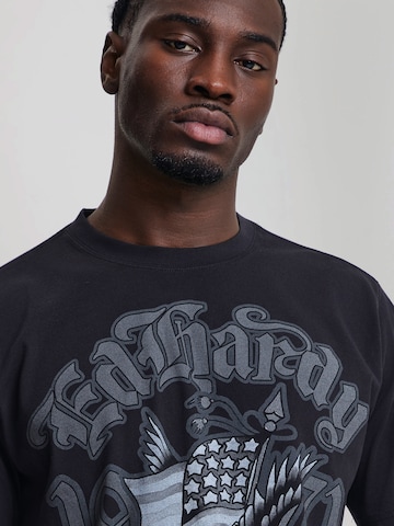 Ed Hardy - Camiseta en negro: frente