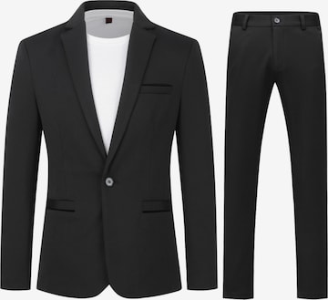 YOUTHUP Suit 'Einheit' in Black: front