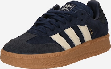 Baskets basses 'SAMBA' ADIDAS ORIGINALS en bleu : devant