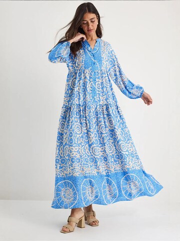 Abito camicia di Bianco Lucci in blu