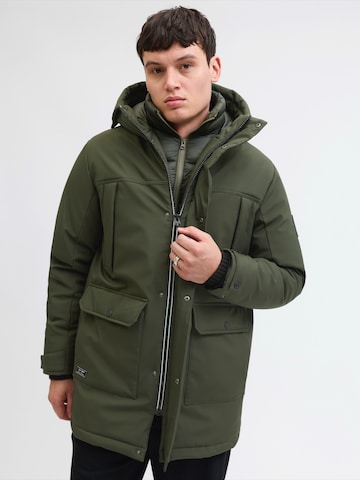 JACK & JONES Between-Seasons Parka 'JJFINN' in Green