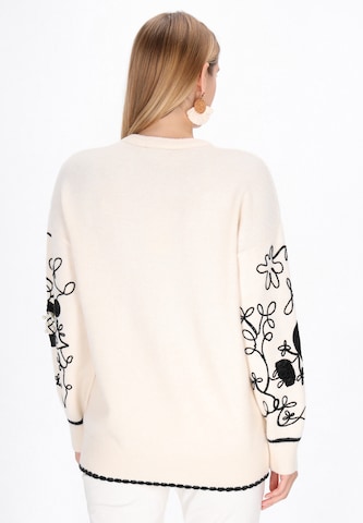 Pull-over usha FESTIVAL en blanc