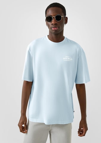 QS T-Shirt in Blau: Vorderseite