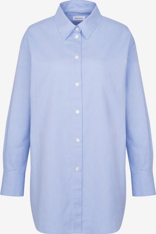 Chemisier 'New Basic' SEIDENSTICKER en bleu : devant