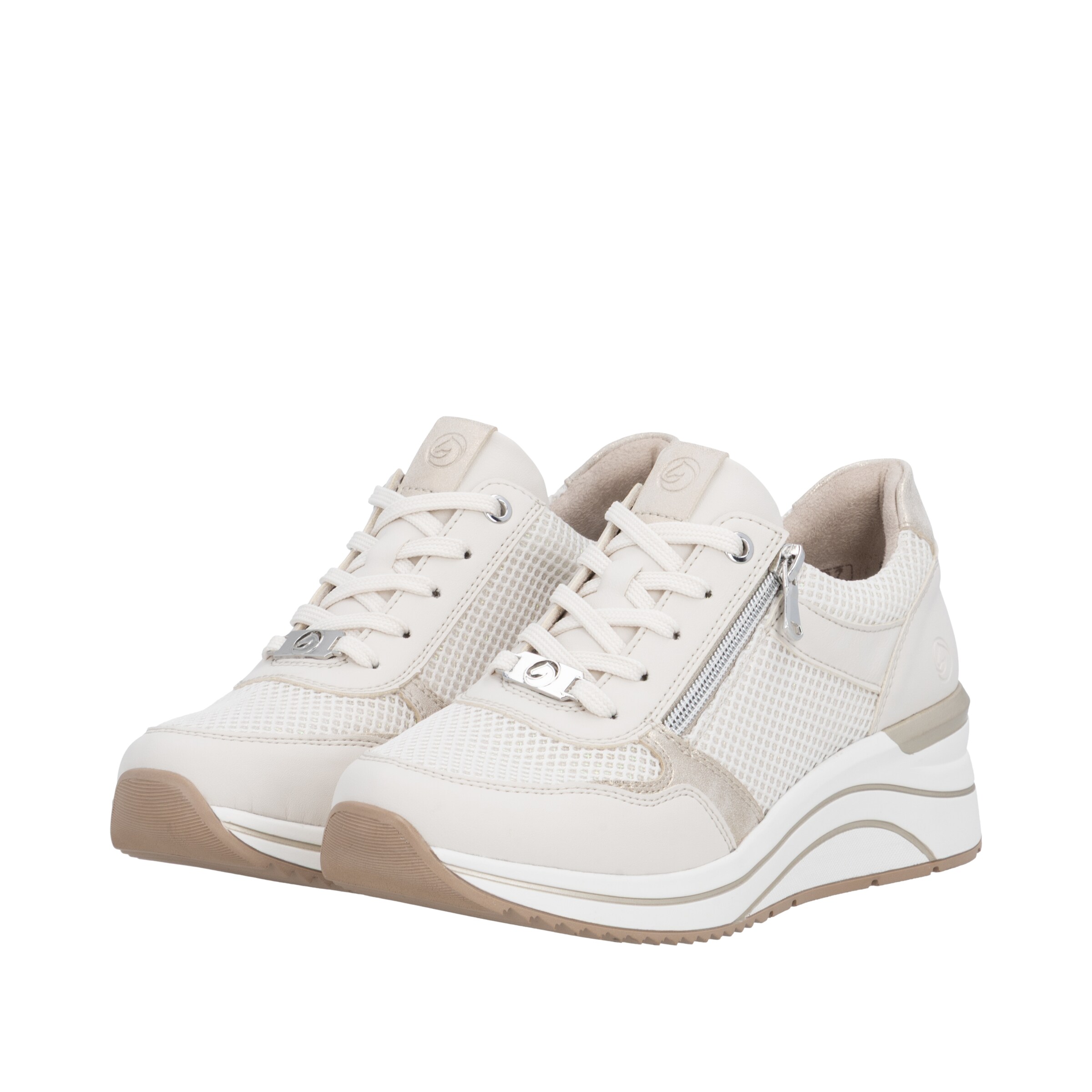 REMONTE Sneakers 'D0T19' in Beige