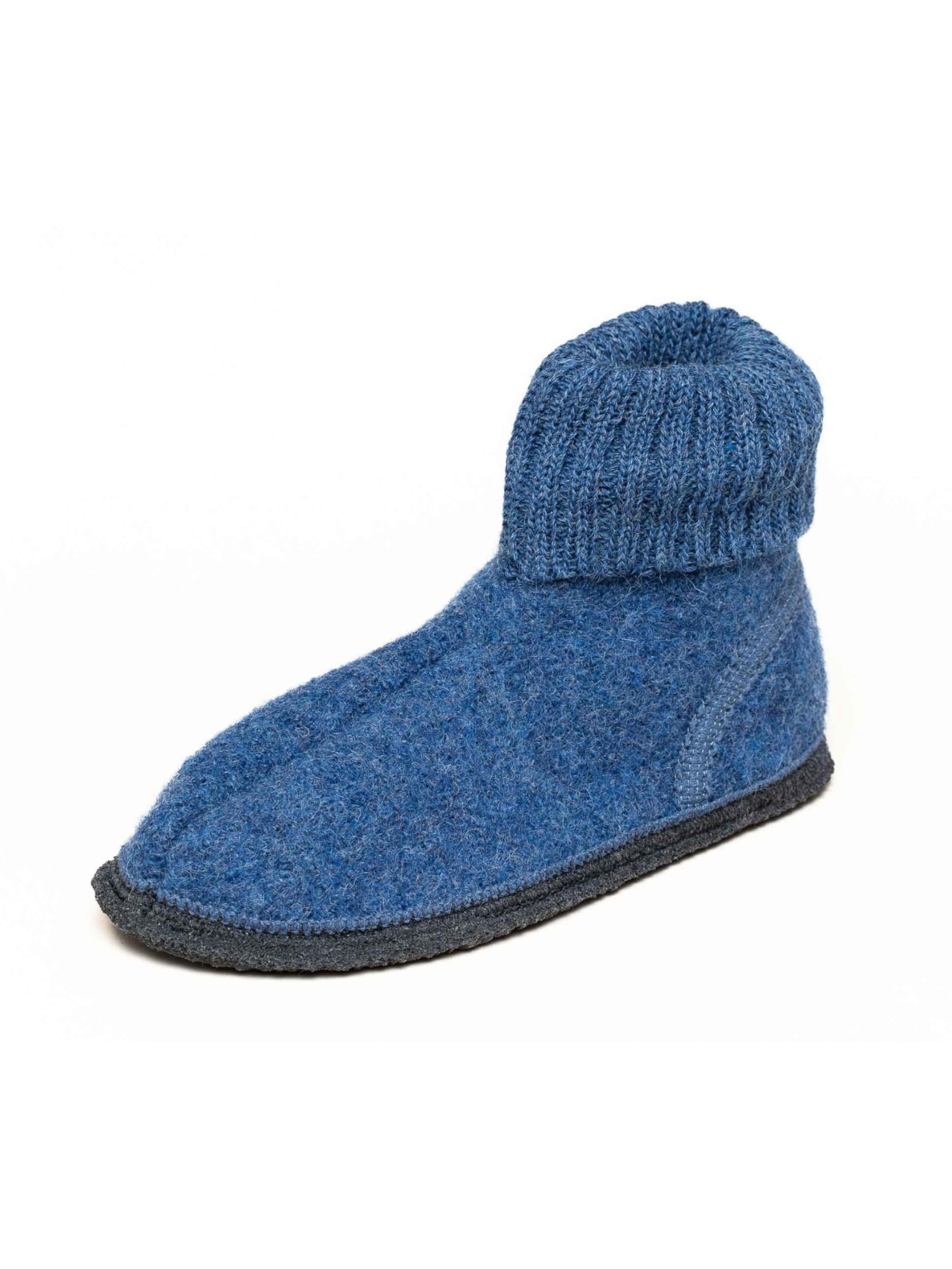 kitz-pichler Hausschuh 'Hüttenschuh Oetz'‌‌‌‌‌‌‌‌ in blau, Produktansicht