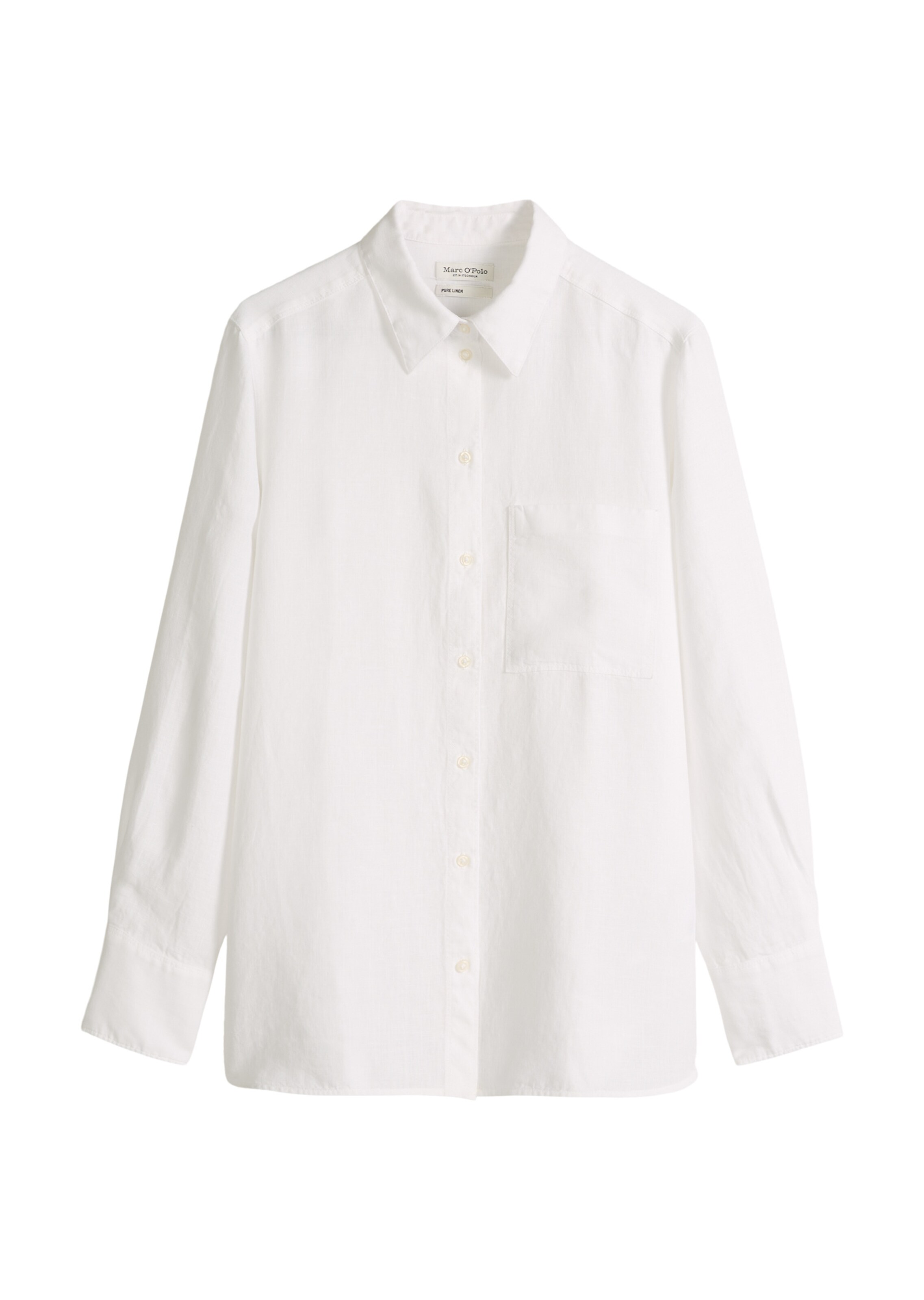 Marc O'Polo Bluse in Weiß: Vorderseite