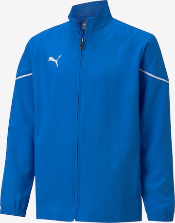 PUMA Athletic Jacket in Blue: front