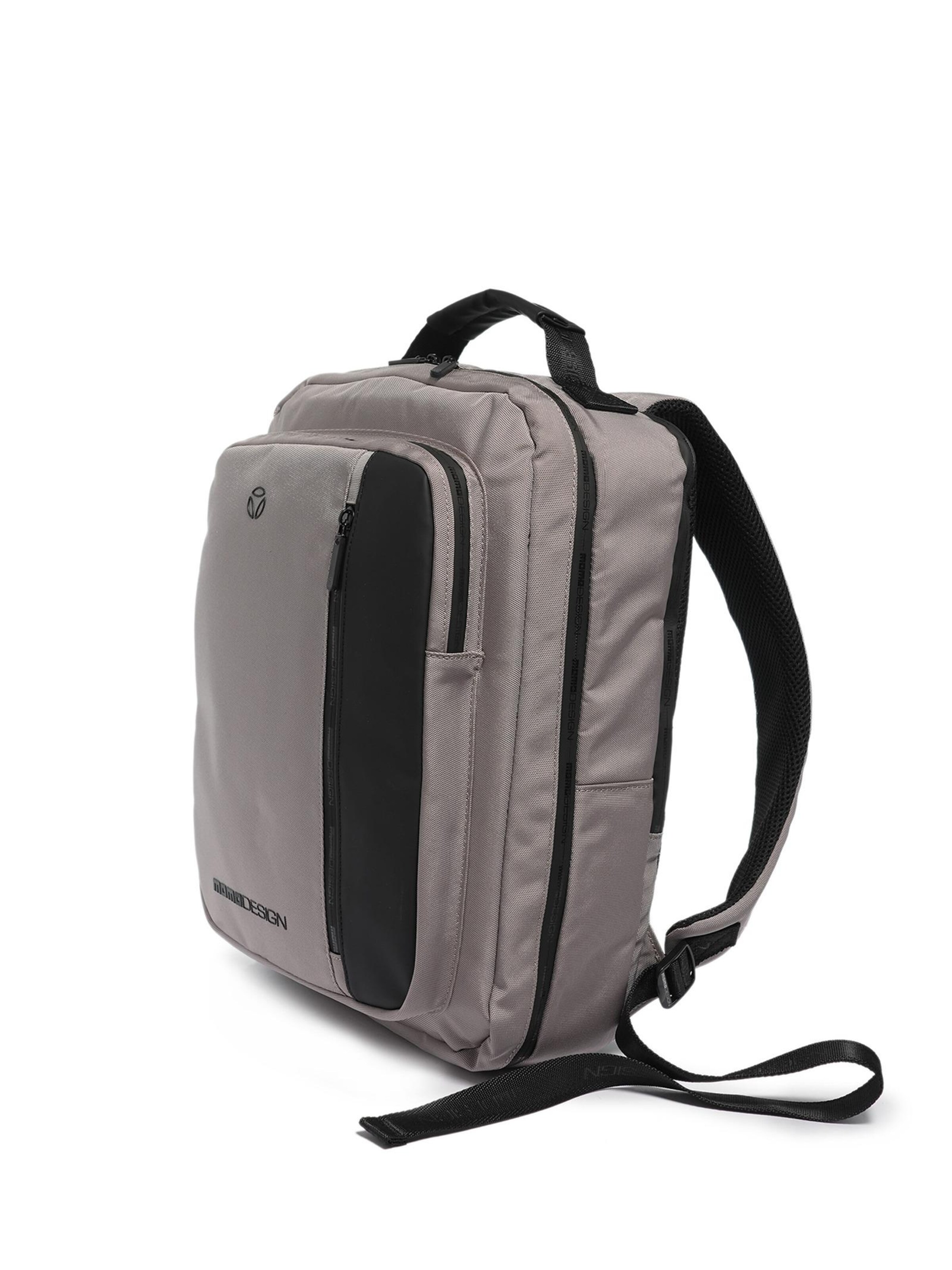 Zaino 'Zaino Momo Design Poliestere con Zip e Tasche Organizzate 31,5x39,5 cm' di Momo Design in grigio