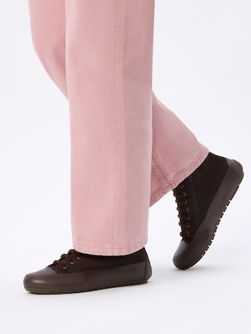 Candice Cooper Sneaker high 'PLUS PATCH'‌‌‌‌‌‌‌ in Braun: Vorderseite