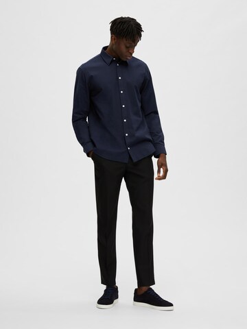 SELECTED HOMME Regular Fit Hemd in Blau