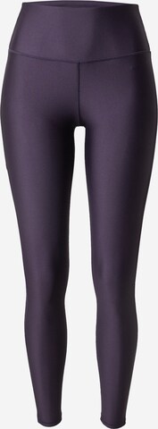 UNDER ARMOUR Skinny Sporthose in Lila: predná strana