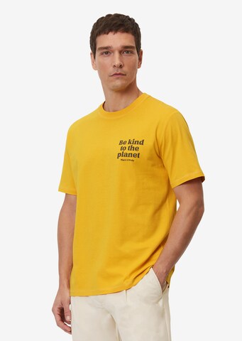 T-Shirt Marc O'Polo en jaune : devant