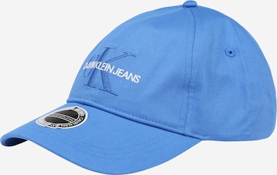 Calvin Klein Jeans Casquette en bleu clair / blanc, Vue avec produit