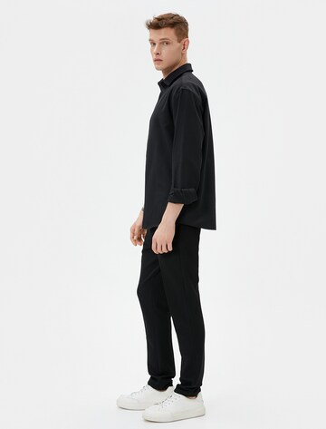 Koton Regular fit Button Up Shirt in Black