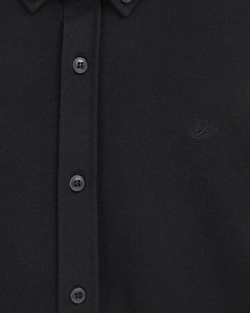 WE Fashion Regular fit Button up shirt in Black