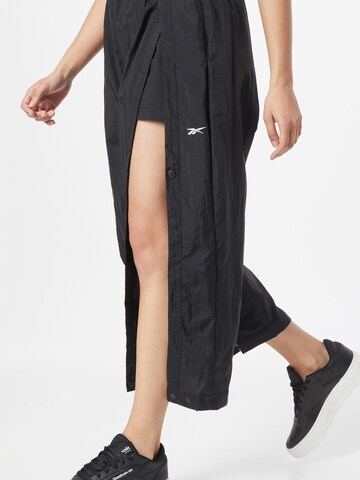 Regular Pantalon de sport Reebok en noir