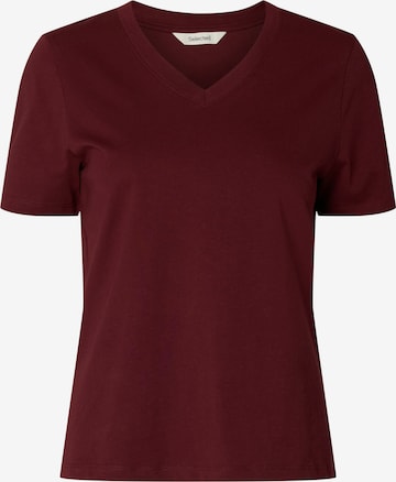 T-shirt 'SLFEssential' SELECTED en rouge : devant