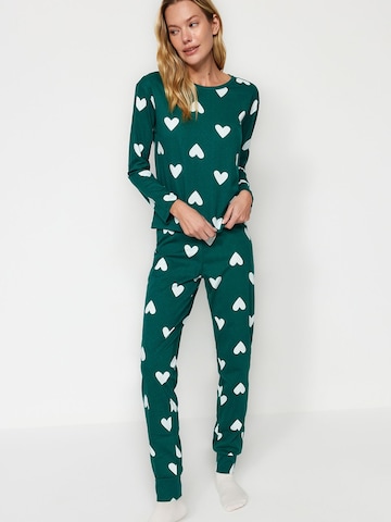 Trendyol Pyjamas i grøn: forside