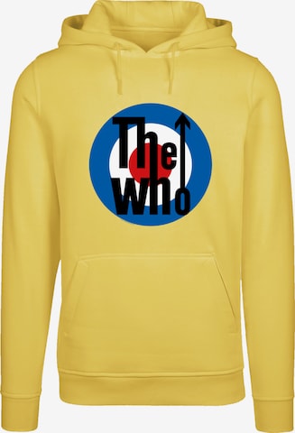 F4NT4STIC Sweatshirt 'The Who Target Classic' in Gelb: Vorderseite