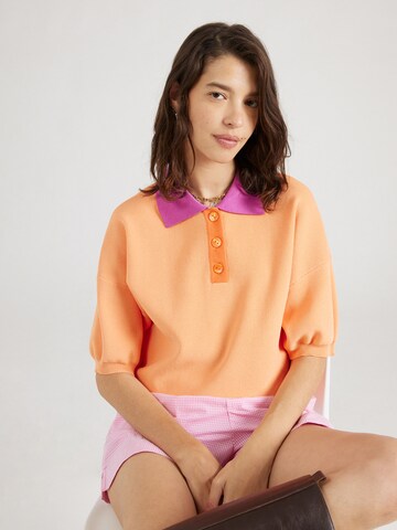 Harper & Yve Sweater 'Sanny' in Orange: front