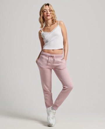 Tapered Pantaloni di Superdry in rosa