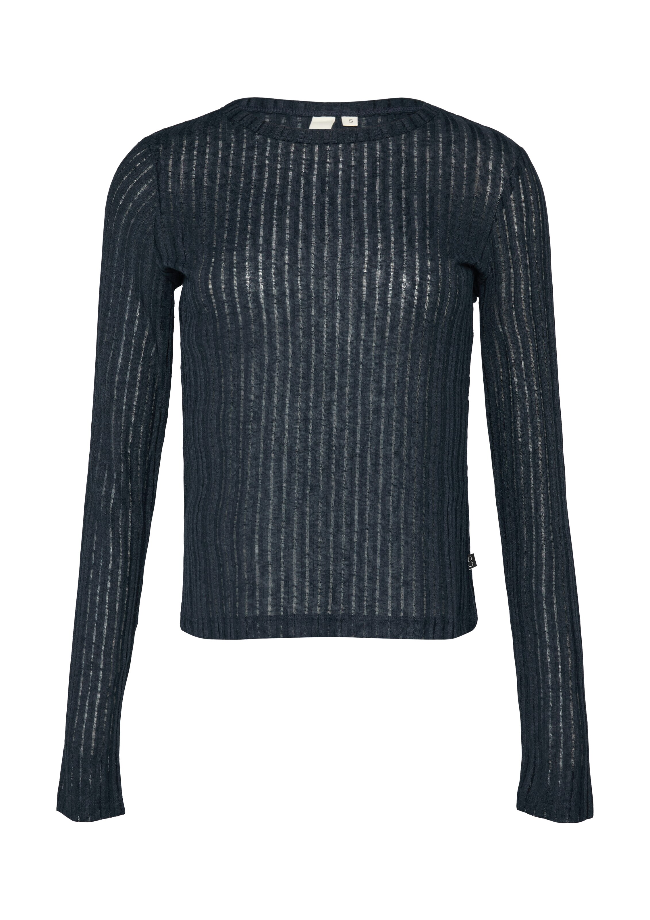 QS Shirt in Blauw: voorkant