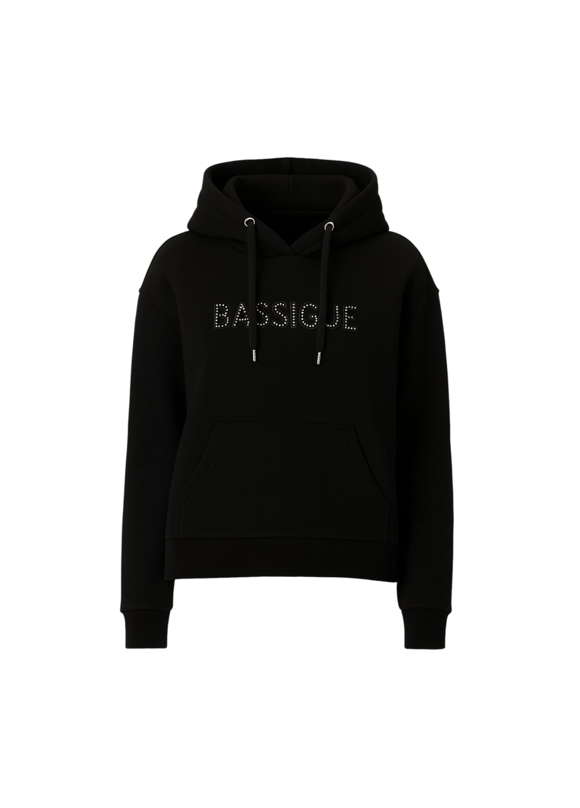 BASSIGUE Sweatshirt in Schwarz: Vorderseite