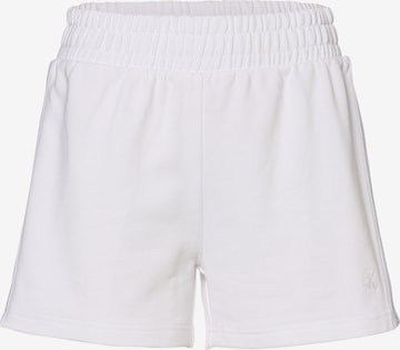 Calvin Klein Jeans Kalhoty – bílá: přední strana