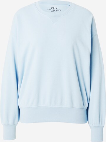 ONLY Sweatshirt 'BELLA' in Blue: front