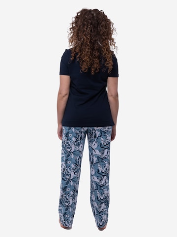 Ammann Pajama 'Night & Home' in Blue