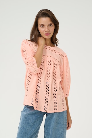Kaffe Blouse 'Randy' in Oranje: voorkant