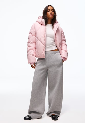 Bershka Zimní bunda – pink