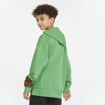 PUMA Sweatshirt 'Minekraft' in Green