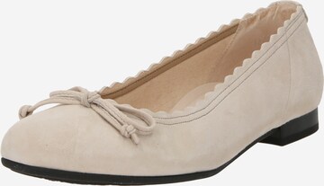 GABOR Ballerina in Beige: voorkant