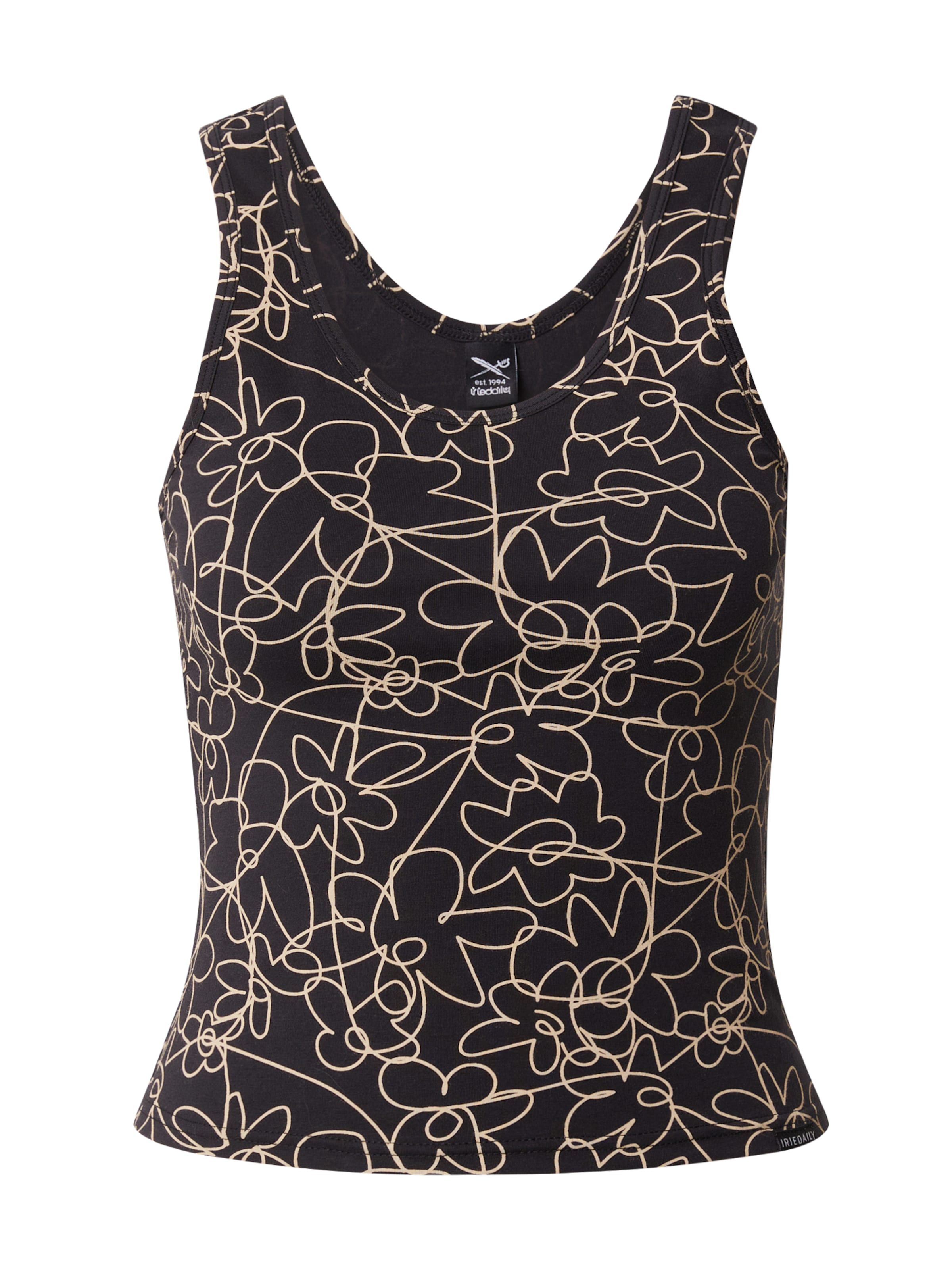 Top 'Suni' di Iriedaily in nero: frontale