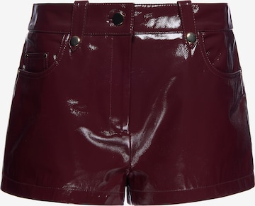 faina - Loosefit Calças 'De Luxe' em vermelho: frente