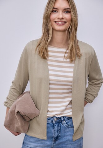 STREET ONE Strickjacke in Beige: Vorderseite